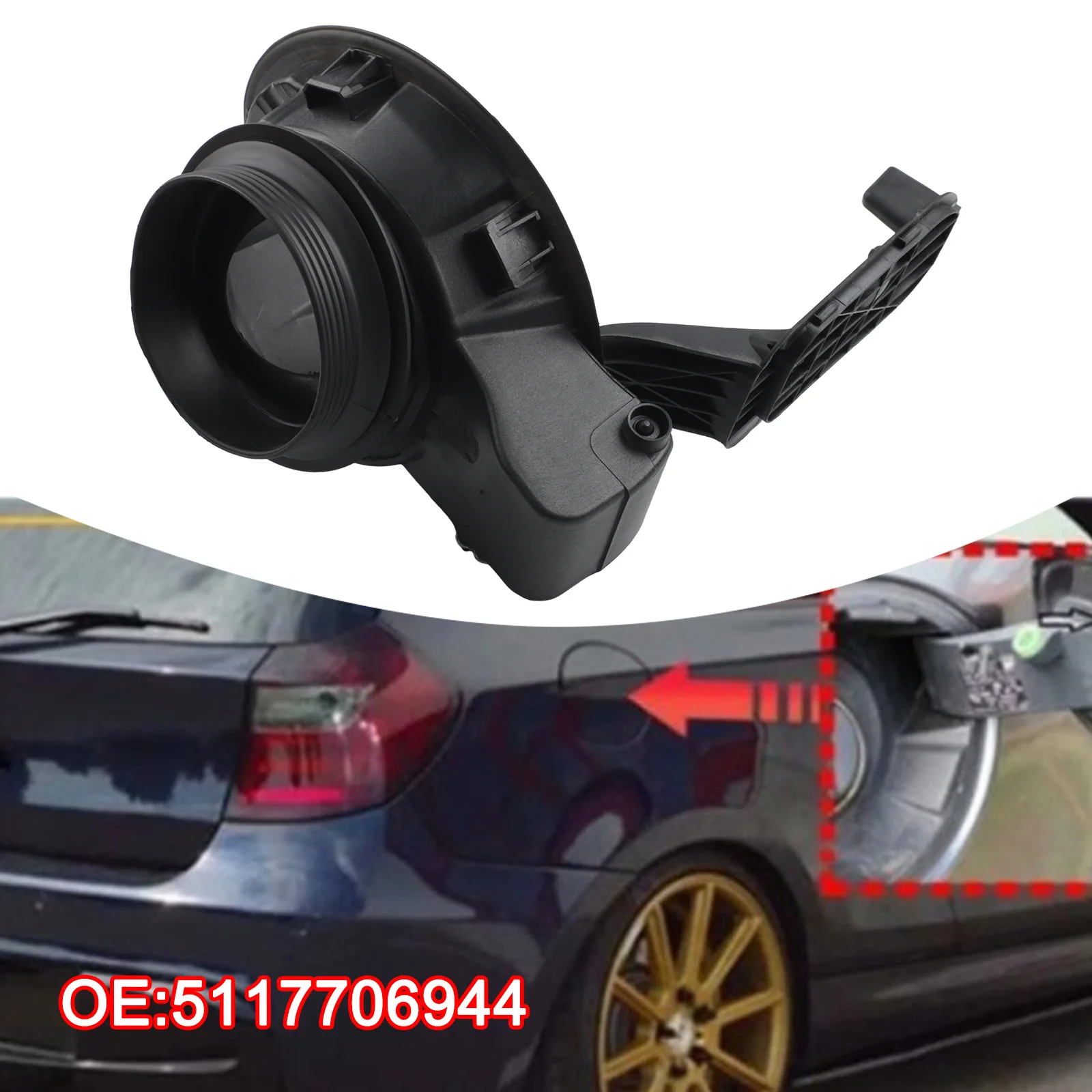 Fuel Filler Flap Hinge Cover for BMW For 1 Series For E87 E8For 1 from 2004 to 20For 12 OEM 5For 1For 177069449