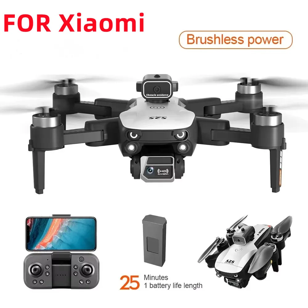 NEW S2S Mini Drone 8K HD Camera Obstacle Avoidance Aerial Photography Brushless Motor Foldable Rc Quadcopter Kid Toy