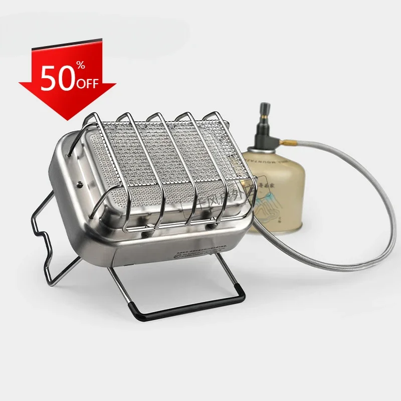 1800W portable heater camping oven outdoor grill regulated heating stove