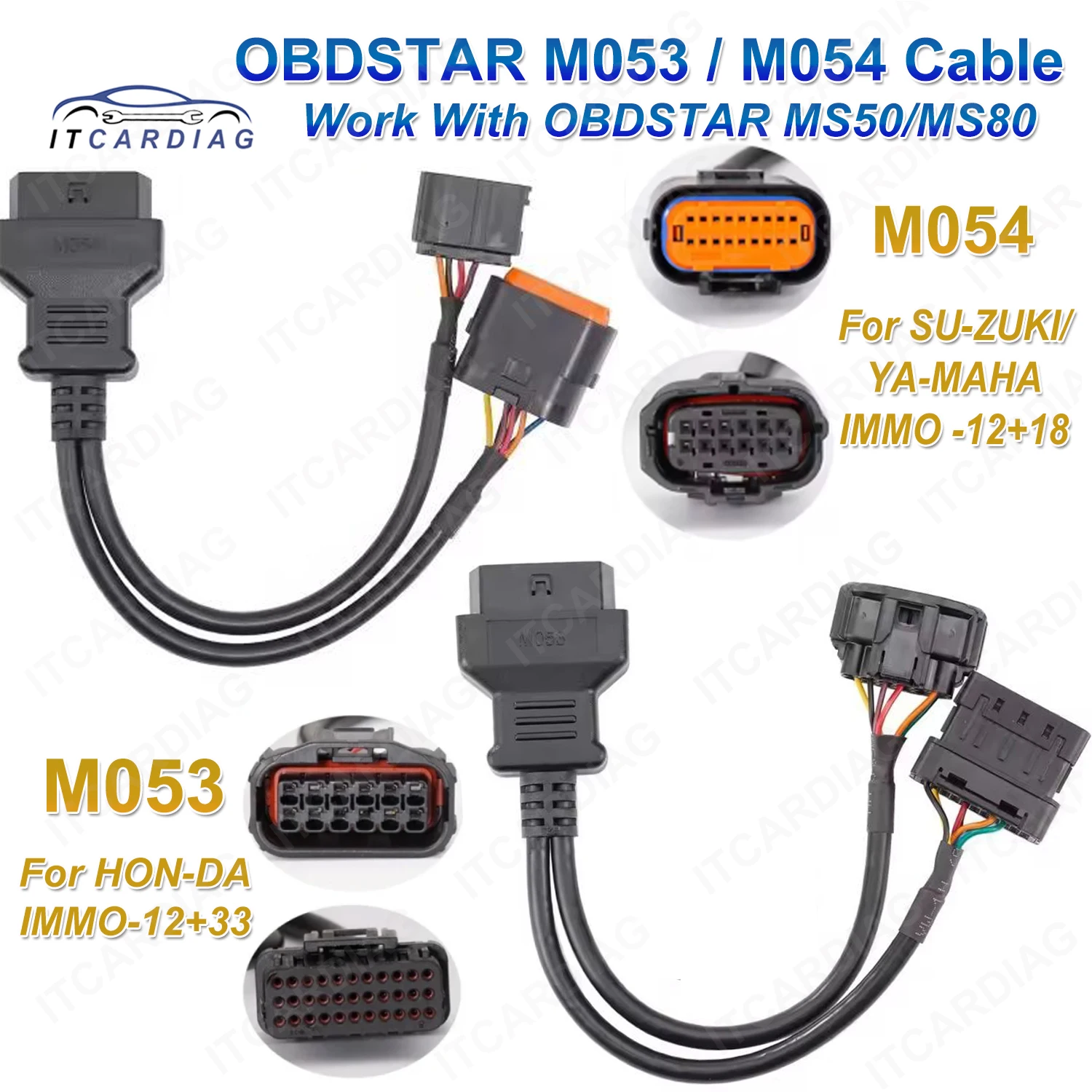 

Кабель OBDSTAR M053 M054 работает с устройством OBDSTAR MS50 MS80 M053 для HONDA-12 + 33 M054 для SUZUKI/YAMAHA-12 + 18 для мотоцикла IMMO