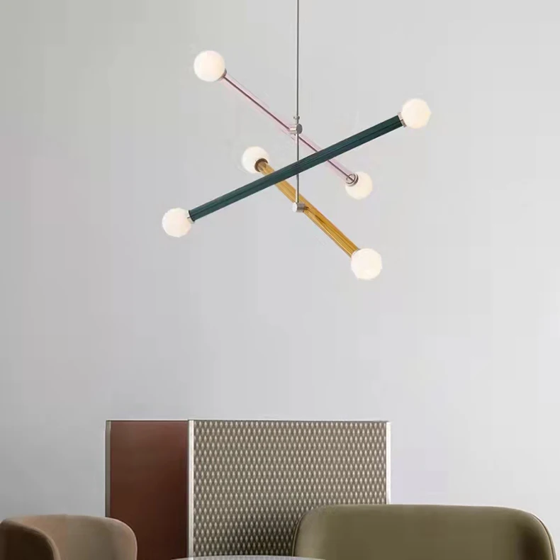 Minimalist Colorful Chandelier