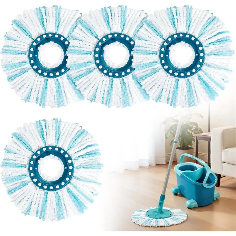 ABLD Ergo/Para Leifheit Clean Twist Disc Mop Cabezal de repuesto para Micro Set, para todo tipo de suelos