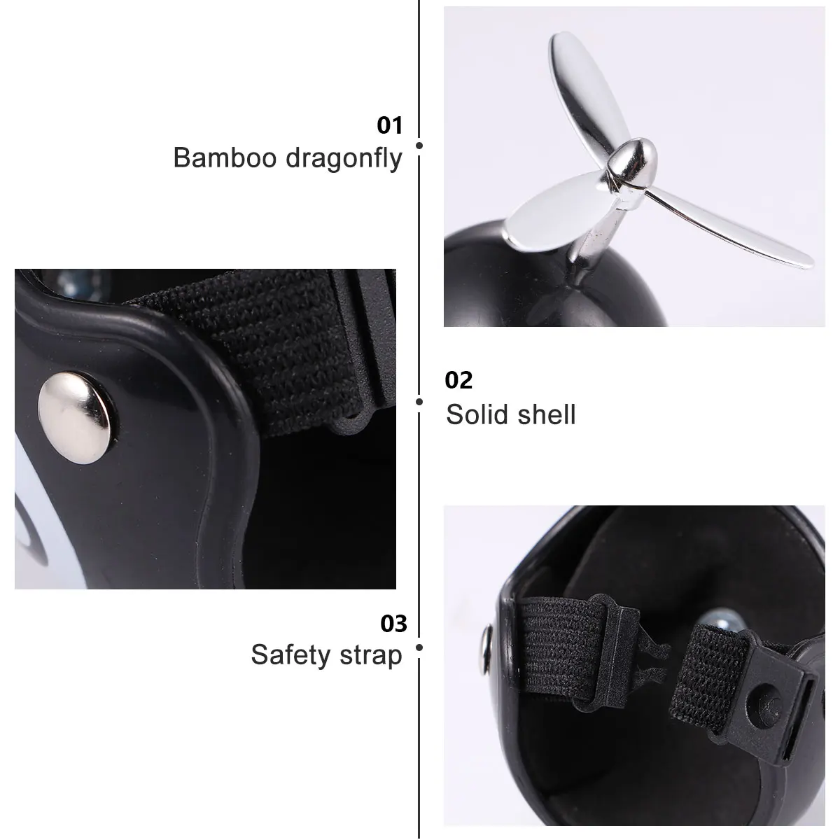

2 Pcs Pet Chicken Adjustable Duck Hens Toy Black Protection Costume Accessories Child