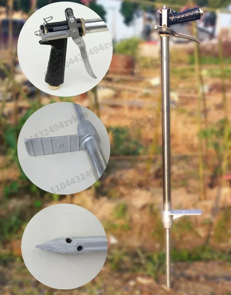 Fertilization Gun Topdressing GunNew Small Stainless Steel Liquid High Pressure Farm Implement Fruit Tree