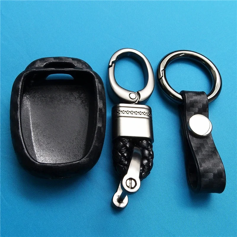 

1 Pcs Car Key Fob Case Black Durable Silicone Keychain Protective Shell Fit For Toyota Vios 2012-2018 Replacement Accessories