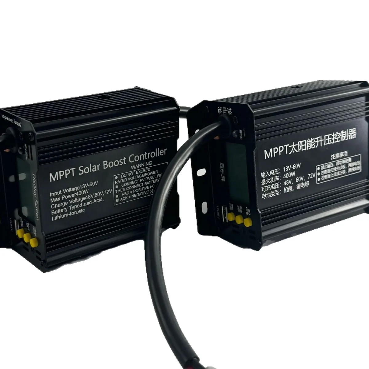 Solar Boost Charge Controller for Electric Vehicle Charger 48/60/72V Three-Speed Adjustable Electric Vehicle Charging Controller