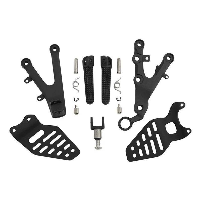 

Motorcycle Accessories Driver Front Foot Pegs Footrest Bracket Fit For YAMAHA YZF R6 2006-2016 2008 2010 2012 2014