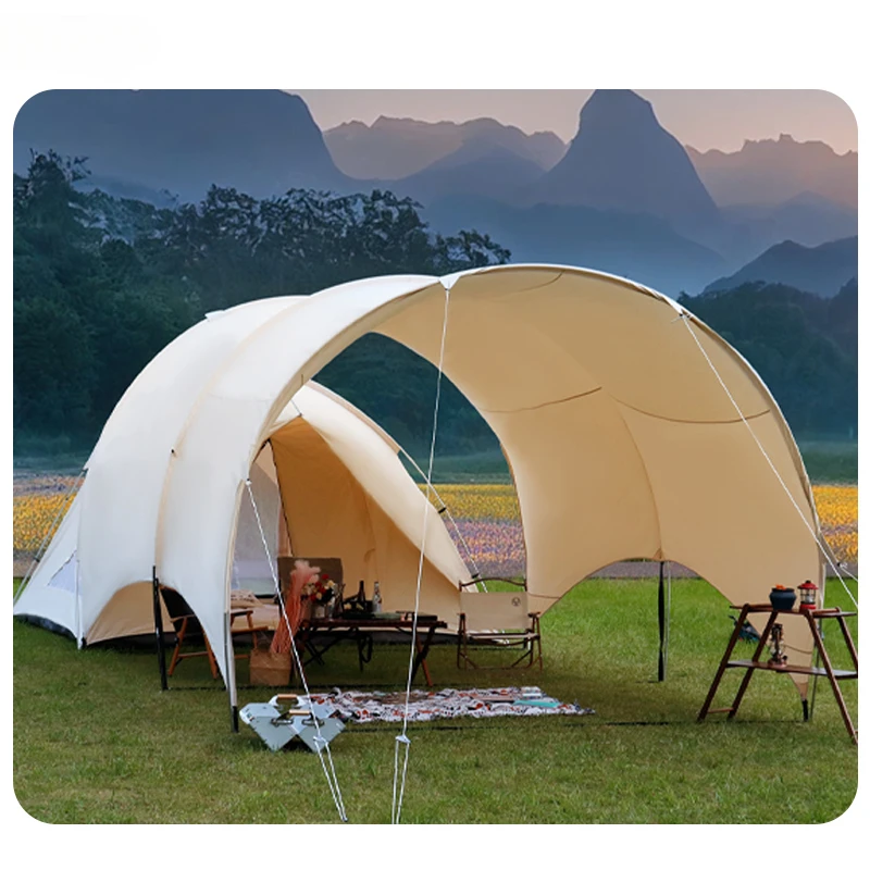 Boteen Light Luxury Tent 4.5M*4.5M*2.4M Outdoor Simple Camping Sun Protection Portable Tents Camping Outdoor