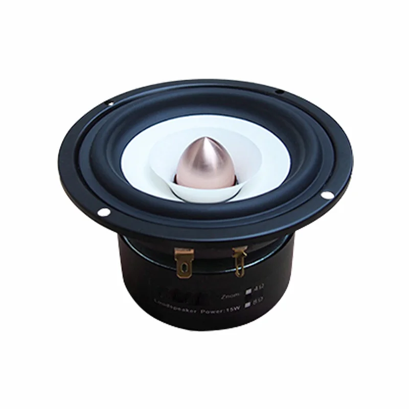 6ohm 4ohm alto-falante de alcance completo 4 Polegada três estágios equilíbrio alta fidelidade tweeter midrange woofer alto-falantes diy parte 1pc