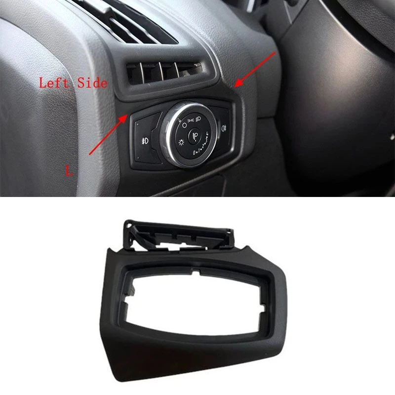 Auto Koplamp Schakelaar Trim Frame Cover Voor Ford Focus 2012-2014