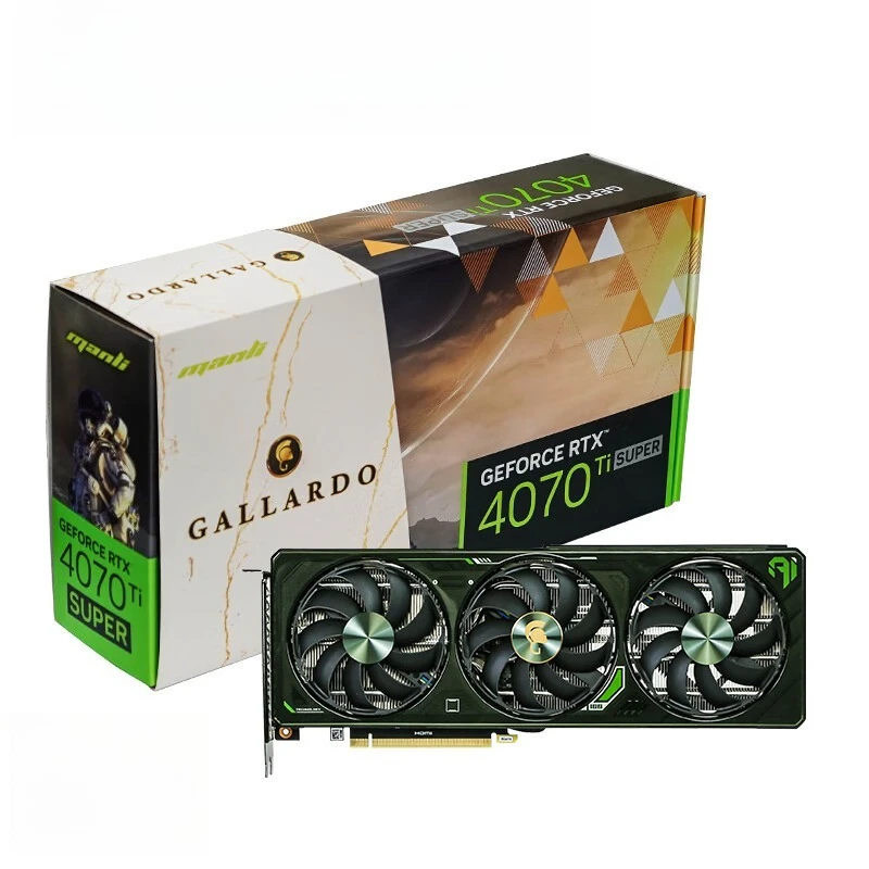 

16G graphics card DLSS3 e-sports AI painted RTX4070TI SUPER 16G dark green