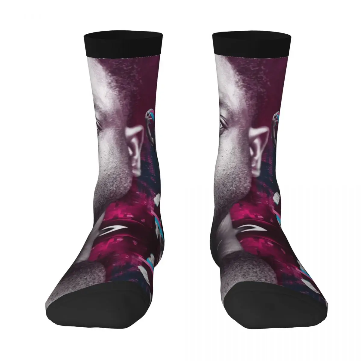 Dwyaneer And Wade D-Wade WOW 2023 Basketball Stars (9) Graphic BEST TO BUY Sarcastic Color contrast Infantry pack Elastic Socks