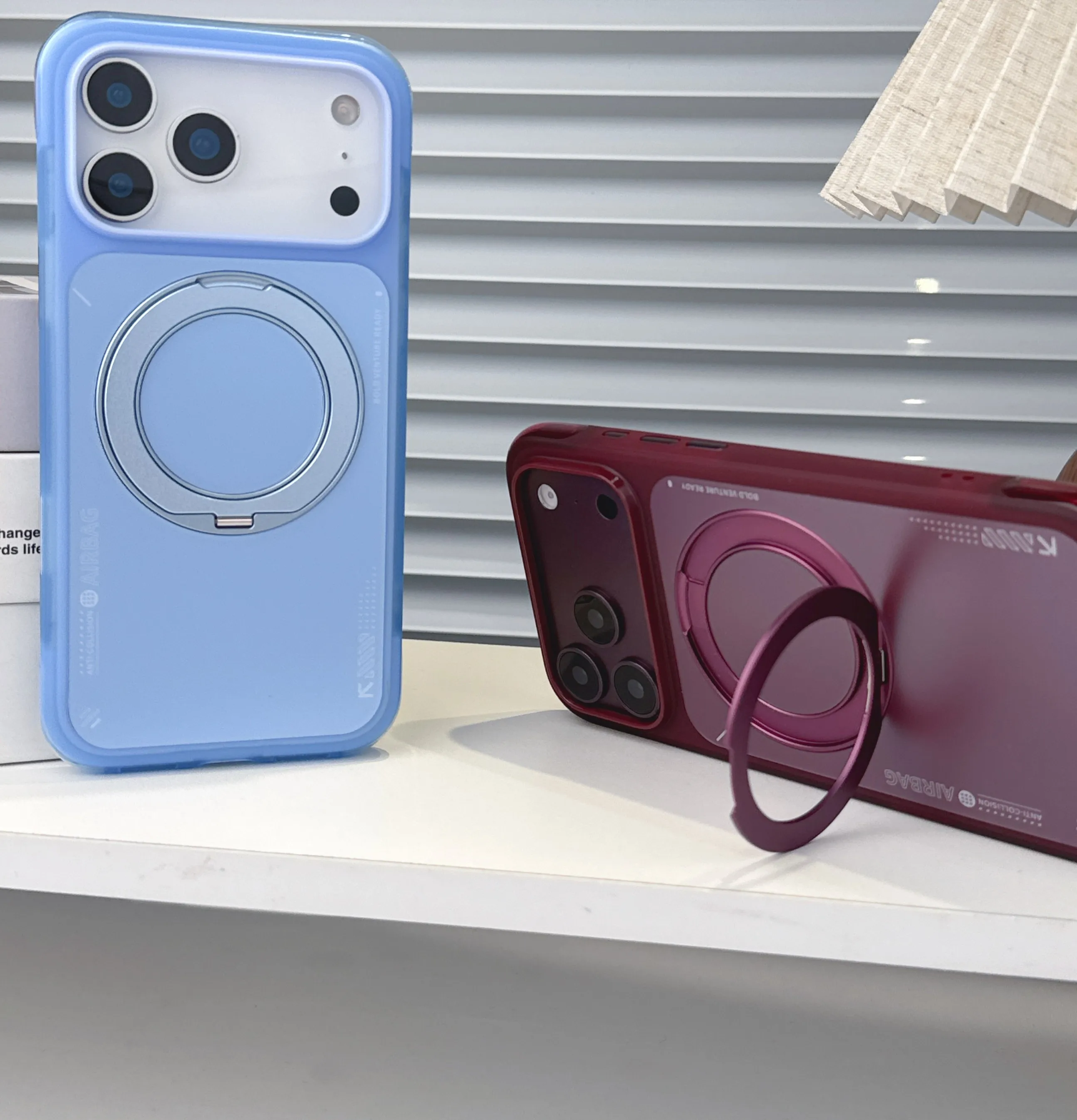 360 Rotating Magnetic Bracket Mobile Phone Case for iPhone 18 Pro Max 17 16Pro Skin Feel Practical Full Protection Stand Cover