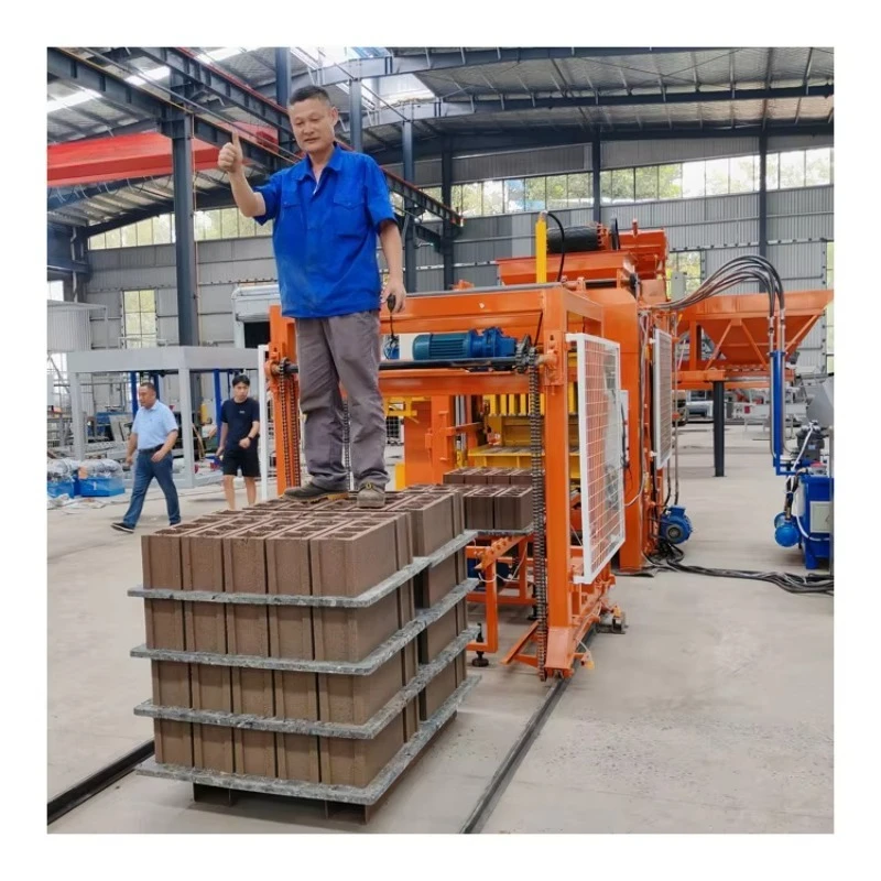 Fully Automatic Concrete Paver Production Line Hydraulic Vibration Molding Durable Vibration Spring Assembly Uniform Vibration