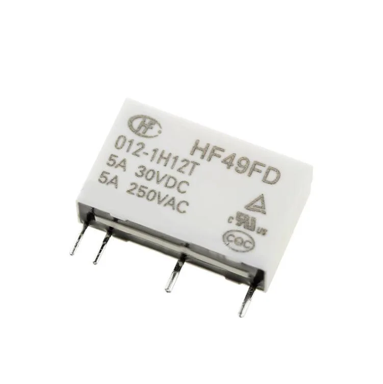 10 teile/los hf49fd-005 012 024 1 h11 1 h11t 1 h12 t 4pin 5a 5v 12v 24v neues Relais