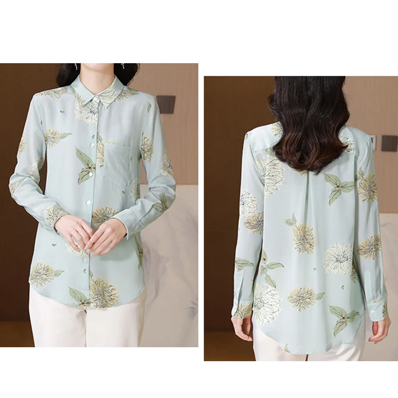 FANIECES S-3XL blusas Blouse Women Button Up Summer Shirts Elegant Spring Casual Ladies Long Sleeve Shirt Tops Chic Clothes ZA