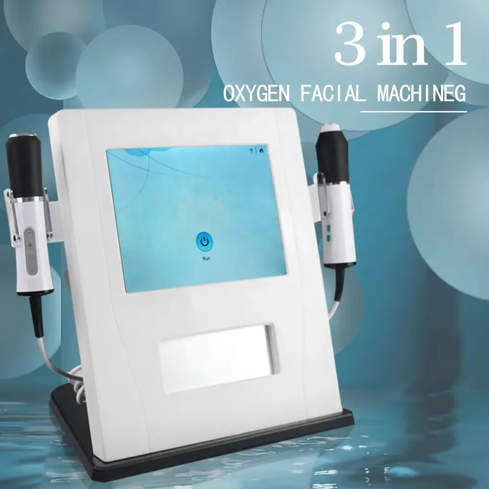 Portable 3-in-1 Desktop Oxygen Therapy Spa Machine Multi-Functional CO2 Bubble Beauty Equipment for Facial Salon Use view 2