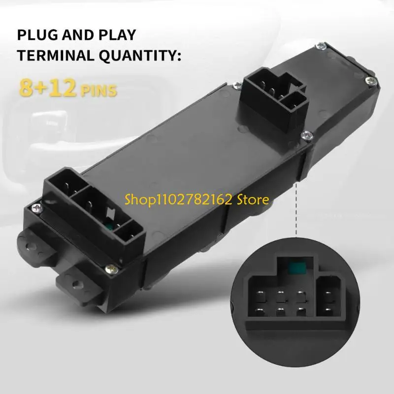 

547B Wear Resistant Car Electric Window Door Glass Lift Button Elevator Controller Switch for 1500 2500 56049805AB 56049805AA