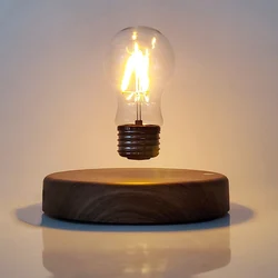 Magnetic Levitation Lamp Creativity LED Night Light Floating LED Bulb For Birthday Gift Table Lamp Home Decoration Desk Light