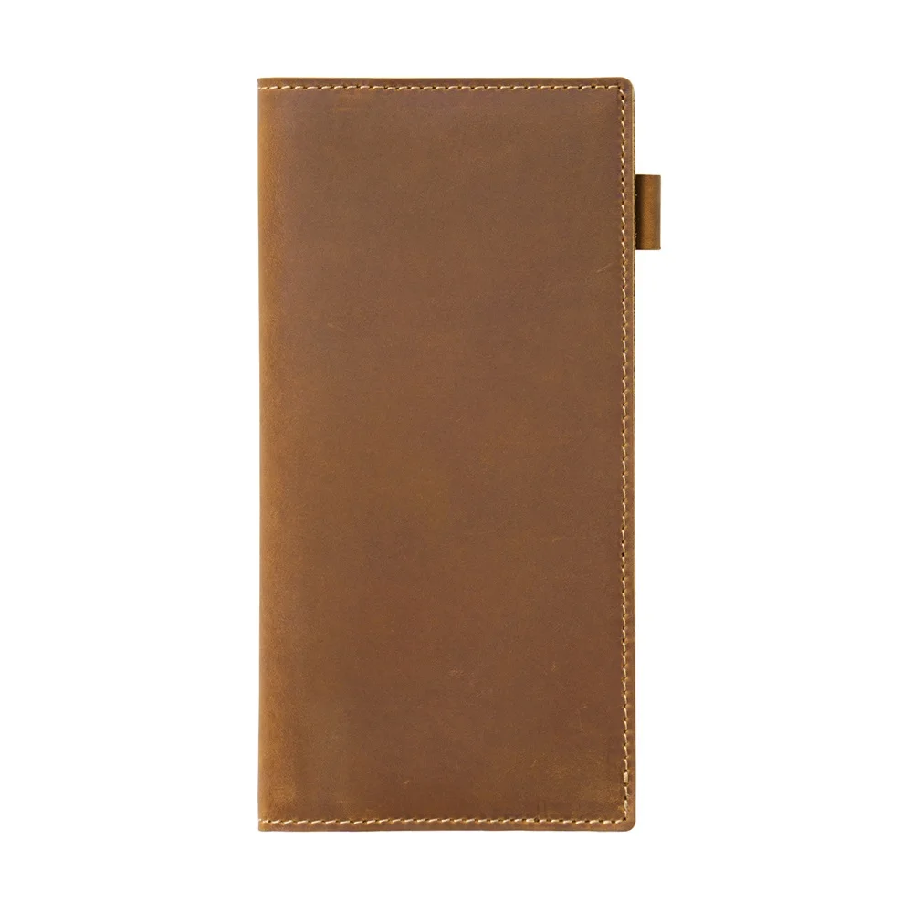 Imagem -05 - Handmade Couro Genuíno Capa Notebook Jornal Livro de Substituição Bens Semanas Tamanho 176 Páginas