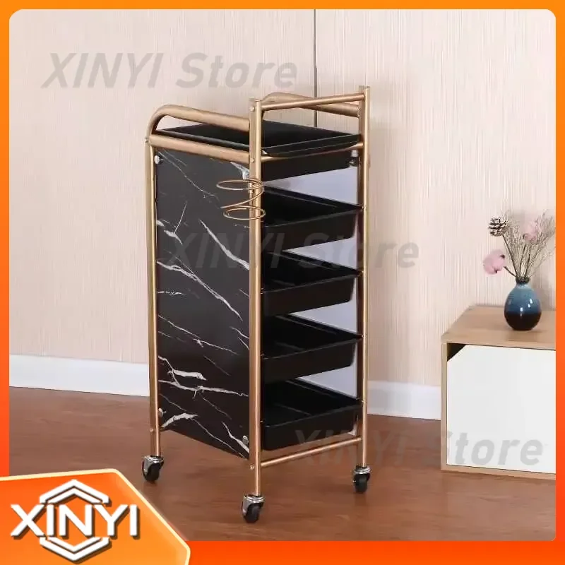 Trolley for Spa Reception Salon Hair Tattoo Hotel Use Auxiliary Salon Furniture RR50ST