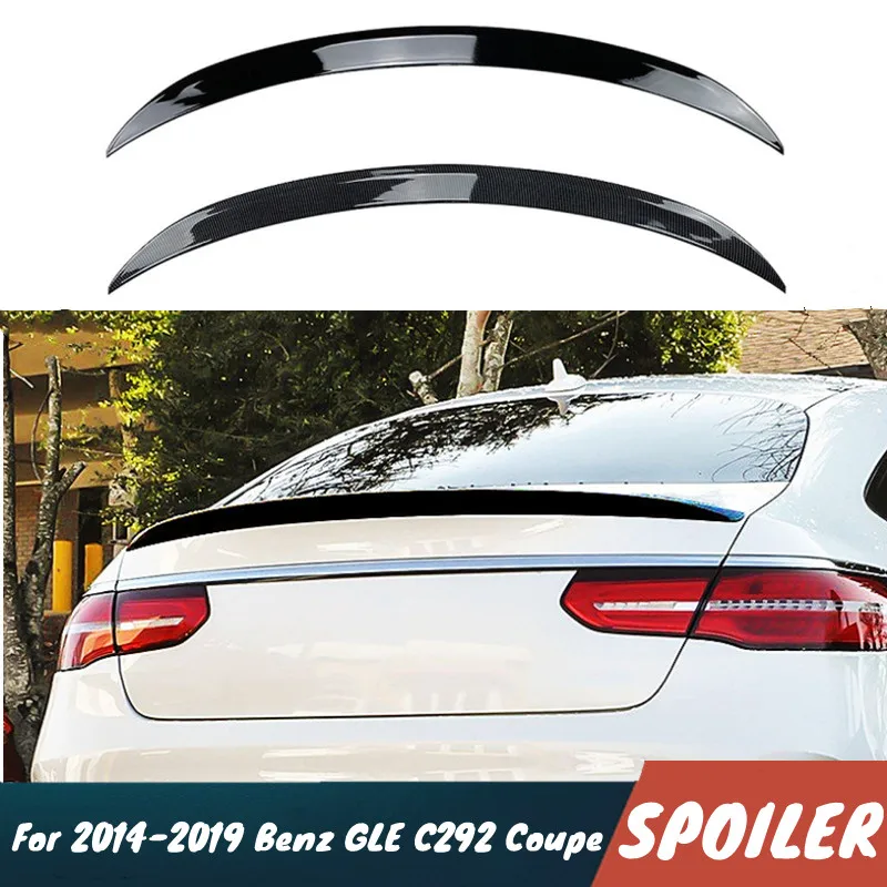 

Для 2014-2019 Benz GLE C292 Coupe 350 400 450 550 63, высококачественный АБС-пластик, задняя крышка багажника, спойлер, аксессуары для тюнинга крыла