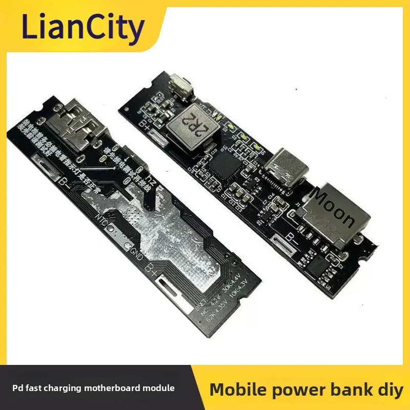 

PD Fast Charging Motherboard Module, 18W QC3.0 Power Bank DIY Board, Normally Open Output Power Supply Module