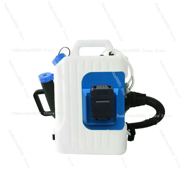 10L 300W Electric Backpack ULV Atomizer Sprayer, Garden Cooler Fog Machine and Mosquito Killer Sprayer 5AH Lithium Battery