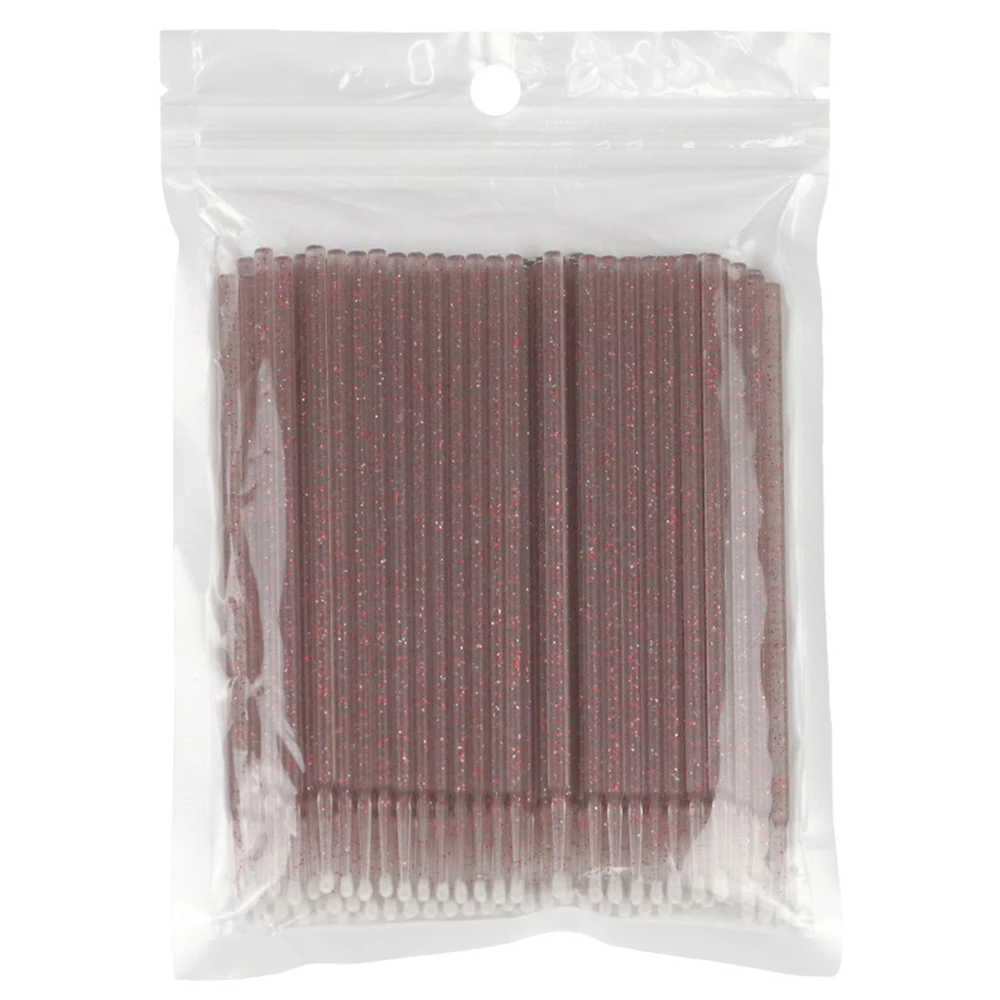 100 stücke Wimpern Reinigung Pinsel Micro Baumwolle Tupfer Individuelle Entfernen Make-Up Pinsel Wimpern Microbrush Schönheit Sauber Werkzeuge