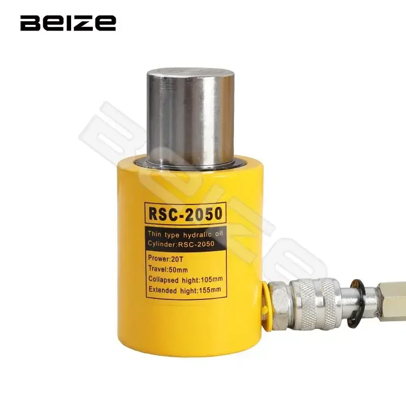 

20 Ton Short Type Hydraulic Cylinder RSC-2050 Hydraulic Jack Stroke 50mm
