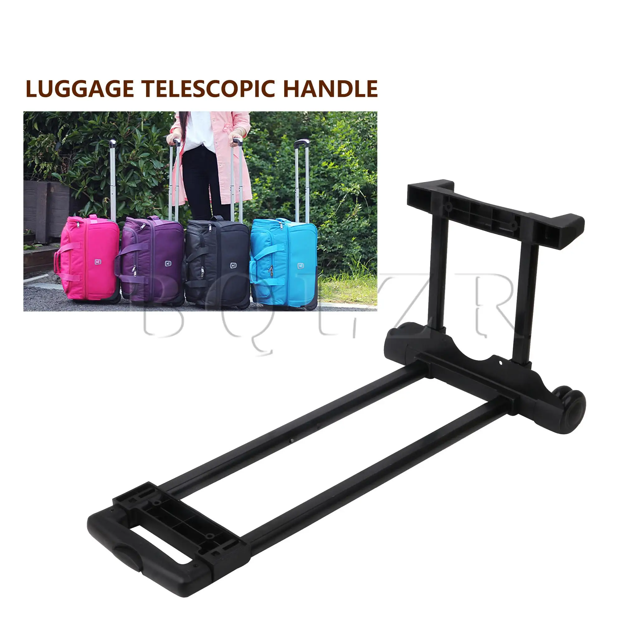 BQLZR R018 Plastic 20 inch Travel  Luggage Trolley Telescopic Handle Aluminium Alloy Pull Drag Rod Repair Replacement Part