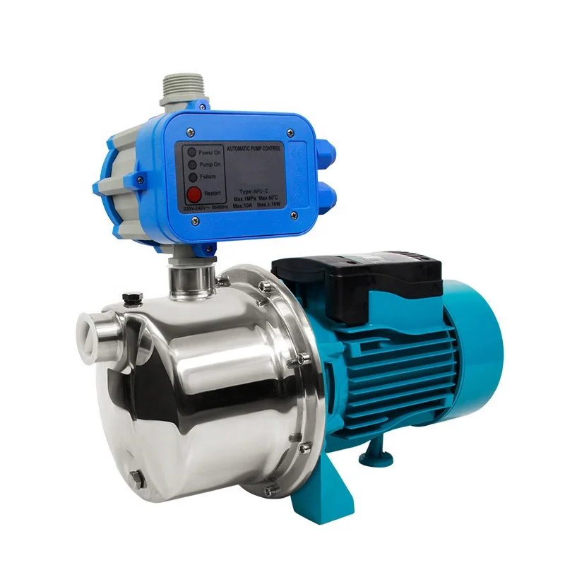 

Electric 1/2 Hp Stainless Steel Booster Water Pump Jet Pump With Pressure Switch