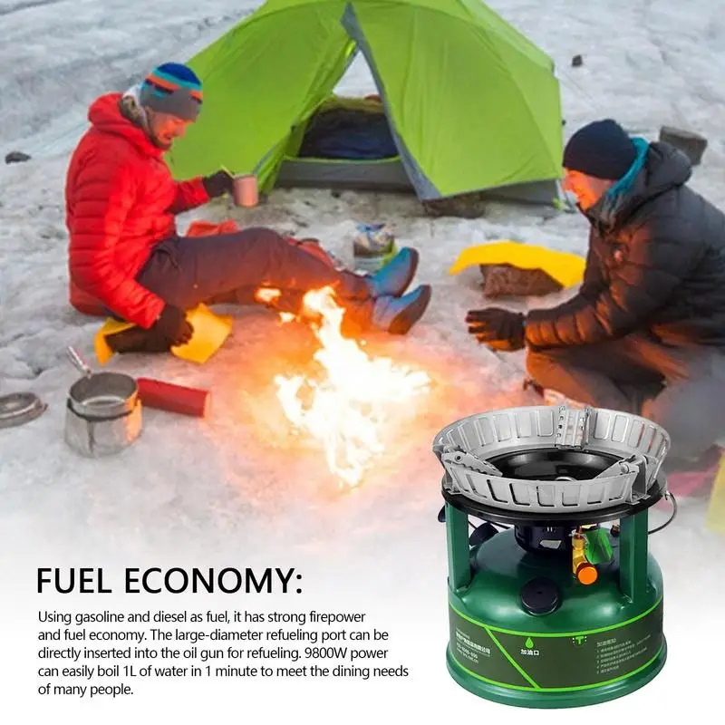 BRS-7 Gasoline Stoves Portable Outdoor Windproof Cooking Camping Stove Burner Backpacking Diesel Gas Stove Camping Accessories