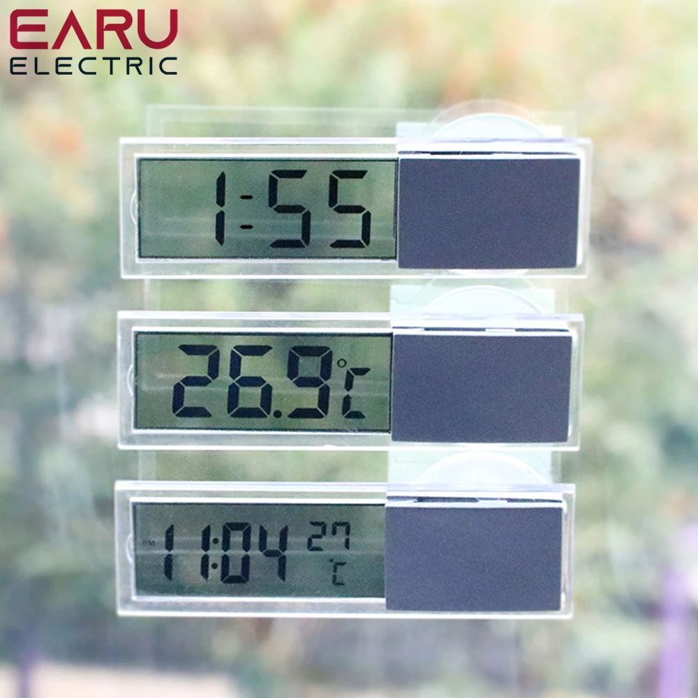 Mini Digital Weather Station with Indoor/Outdoor Thermometer, Clock & Timer Temperature Instruments Sensor Meter LCD Display