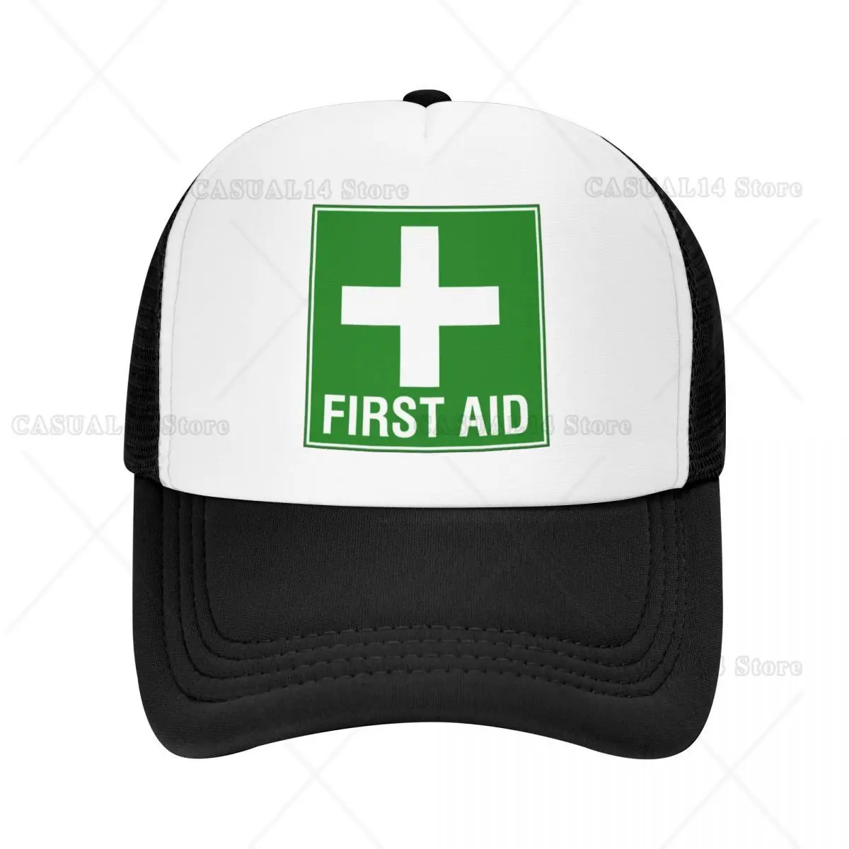 

First Aid Emergency Medicine Trucker Hat Women Men Adjustable Unisex Doctor Nurse Baseball Cap Outdoor Snapback Caps