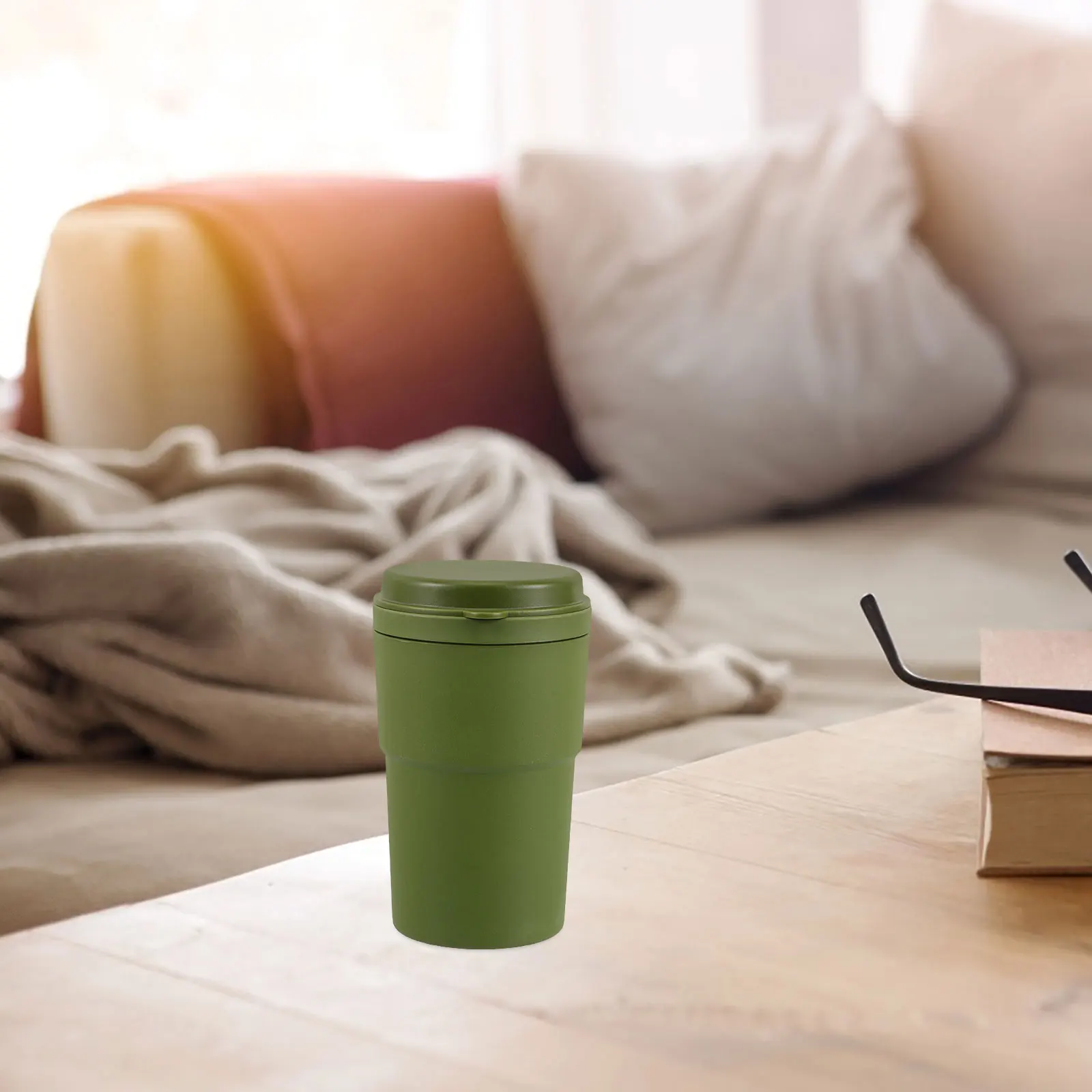 

Car Ashtray Plastic High Temp Resistance Multifunction Small Abs Cup Holder Cool Modern Large Capacity ABS Material Home Car