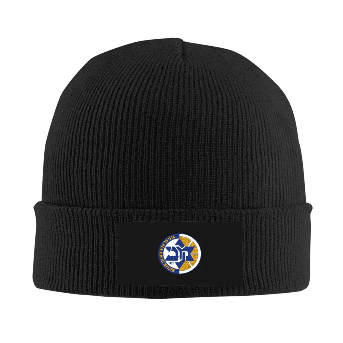 

Israel Maccabi Tel Aviv Bc Knitted woolen hat, personalized and fashionable, warm autumn and winter trendy hat for men and women