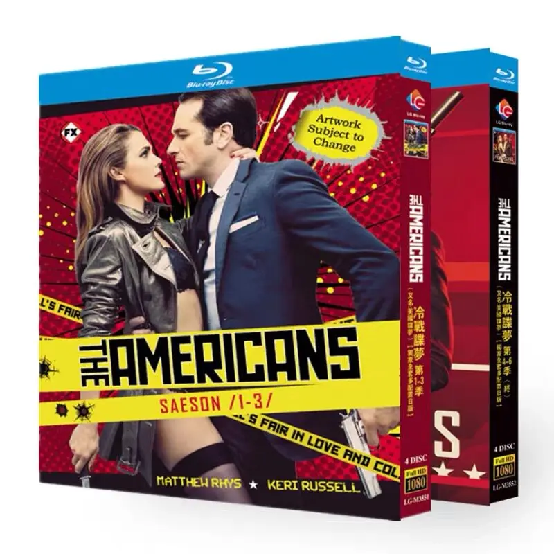 The Americans: Temporadas 1-6, Blu-ray, Serie de TV de Alta Definición, Set de Discos BD con Idiomas Inglés, Chino Tradicional y Japonés