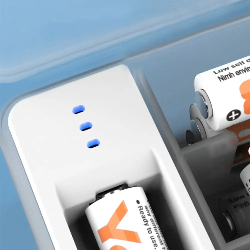 

With Battery Tester Battery Storage Box LED Display ABS AA AAA Battery Holder Battery Organizer Box