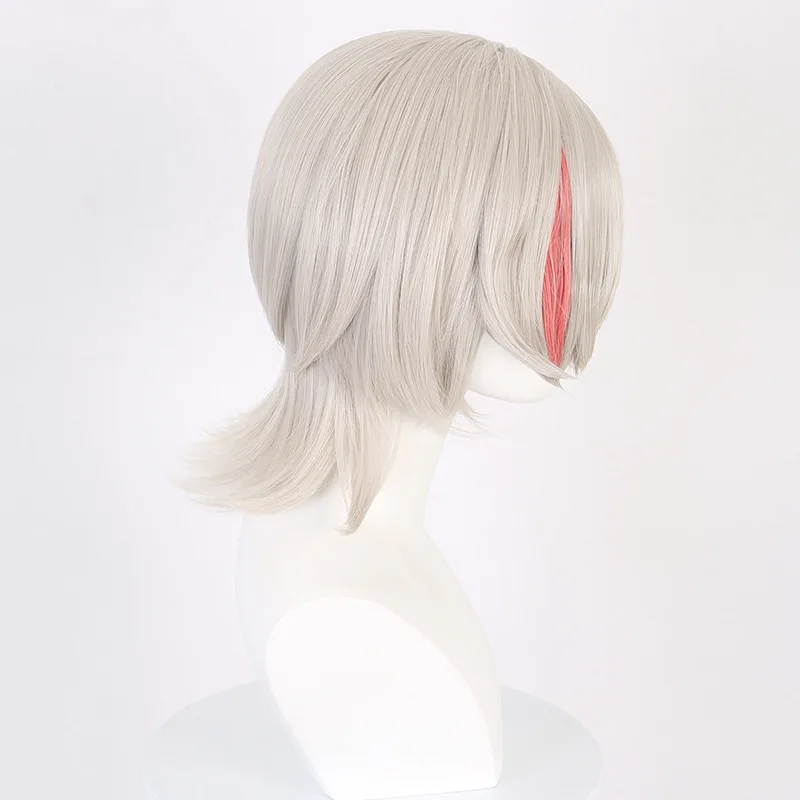 Genshin Impact Linnet Linni Cosplay Perücke Simulation Kopfhaut Top hervorgehoben kurzes Haar