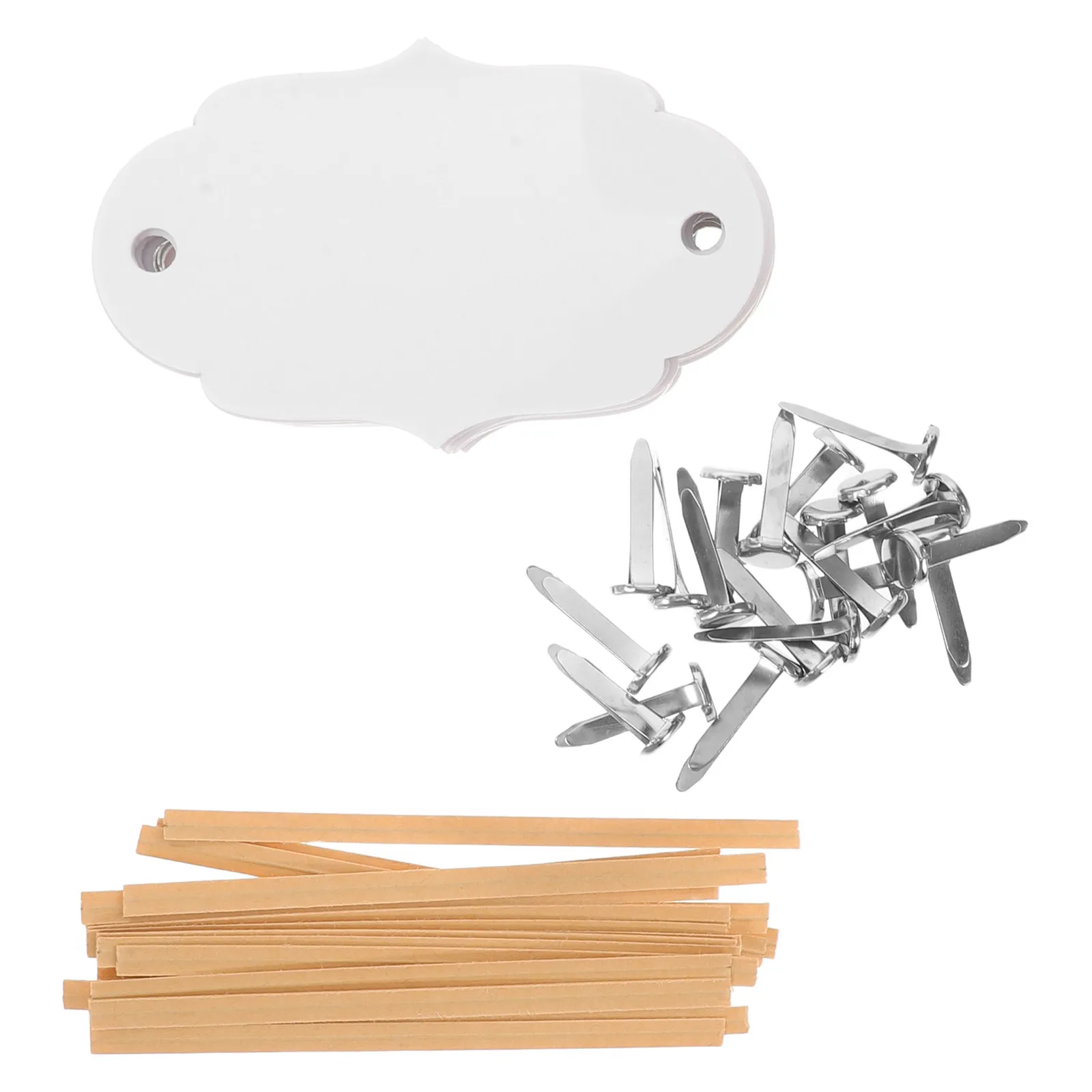 

10Pcs Basket Tags Blank 3x2in Writable Acrylic Bin Labels for Closet Pantry Kitchen Storage Organizer Acrylic Tags for Bins