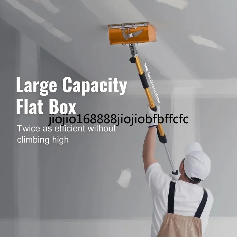 Suitable for 10 inch wide dry flat box, used for quick cleaning of aluminum decorative mud on gypsum board wall panels