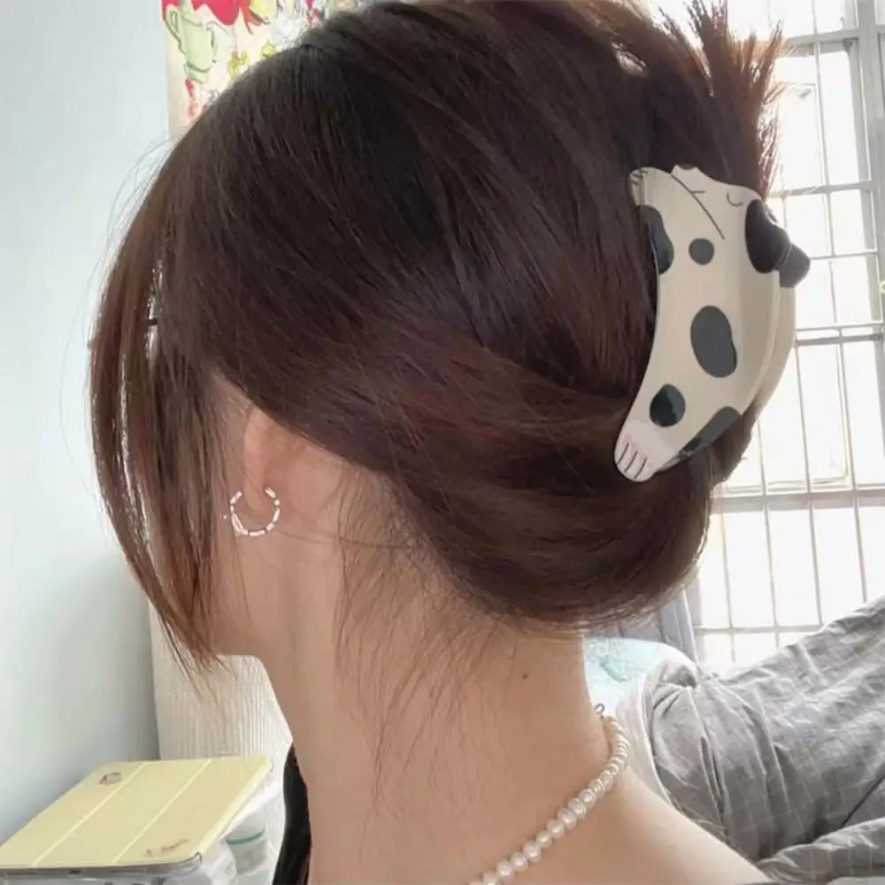 Dalmatians Hair Clips Crab Hairpin Headwear Large Shark Clip Grip Barrette For Korean Women Girls Hair Styling Accessories NEW