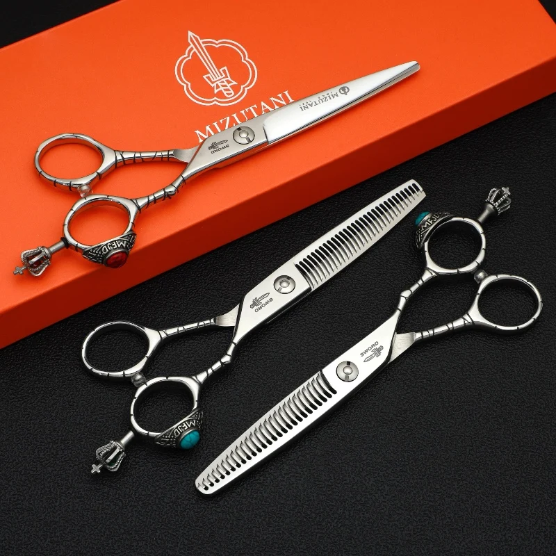 Hair scissors，Thinning shears，hairdressing tools，6-6.1-6.6-6.7 inch，VG10 steel