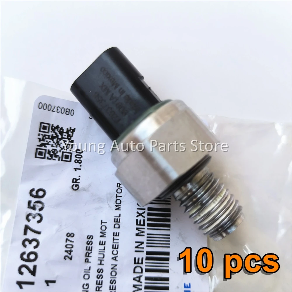 

10PCS 12637356 Oil Pressure Sensor 12635397 55488247 For Buick Encore Cadillac CT6 Chevrolet Cruze Express Malibu GMC