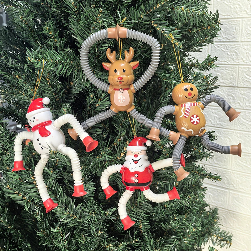 

1/4PCS Christmas Creative Stretchable Elk Snowman Elderly Puzzle Toy Novelty Gift Festival Party Decoration Supplies