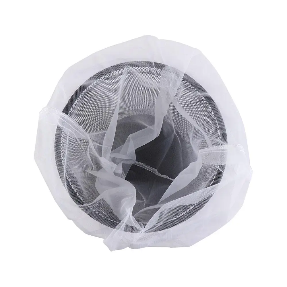 5Pcs 1/2/5 Gallon Paint Strainer Bags Elastic Top Opening Liquid Filter Bags Fine Mesh White Paint Screen Net Home Decoration