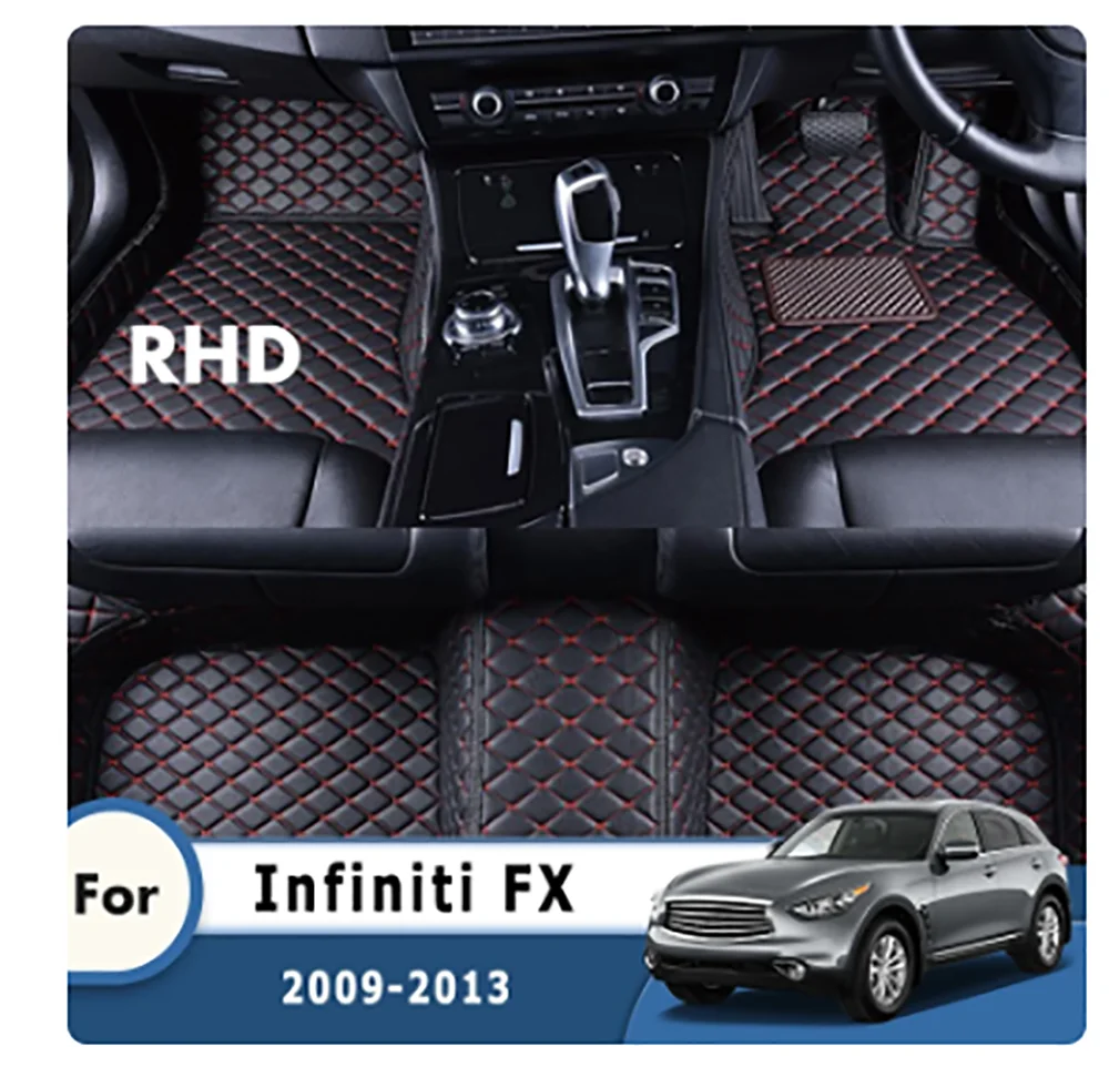 

Ковры для Infiniti FX 2013 2012 2011 2010 2009, аксессуары для автомобиля на заказ, декоративные защитные детали, боковые автомобильные коврики RHD