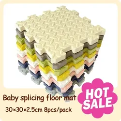 2.5CM Thickened Nonslip Baby Playmat Carpet Jigsaw Floor Suitable for Children's Room, Gym Carpet Square Foam Puzzle Play Mats