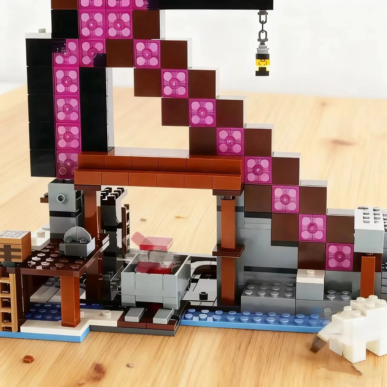 Ensembles de briques de marques compatibles, blocs de construction de la série de jeux My Pixel World, pickaxe Mine, jouets MOC, cadeau pour enfants